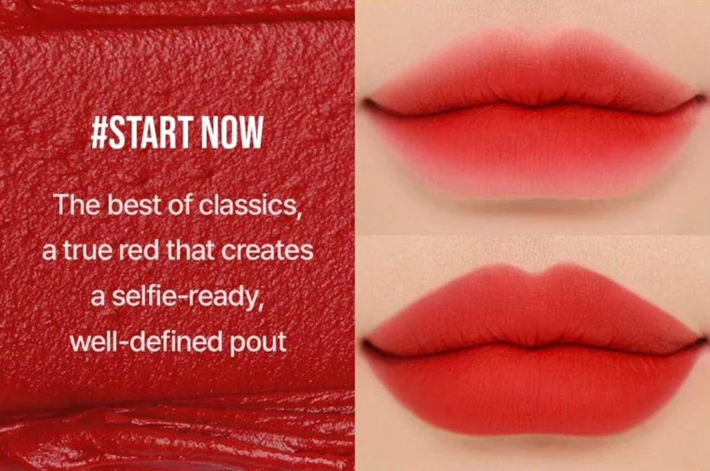 3CE Blurring Liquid Lip 滤镜液态唇釉|慕斯雾面柔焦唇纹