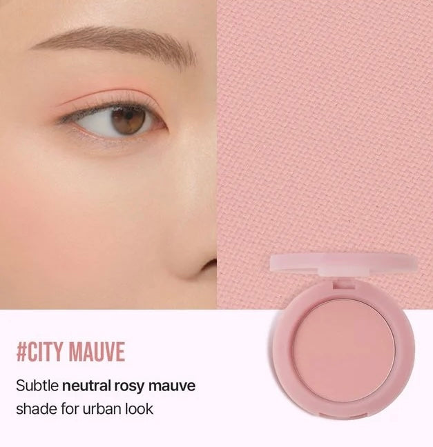 3CE Mood Recipe 柔霧米色調單色胭脂 | 偽素顏必備 持久唔卡粉 💄