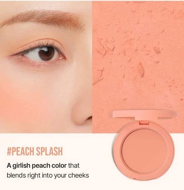 3CE Mood Recipe 柔霧米色調單色胭脂 | 偽素顏必備 持久唔卡粉 💄