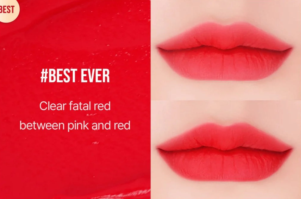 3CE Velvet Lip Tint 絲絨霧面唇釉｜持久不脫色 顯白不顯唇紋