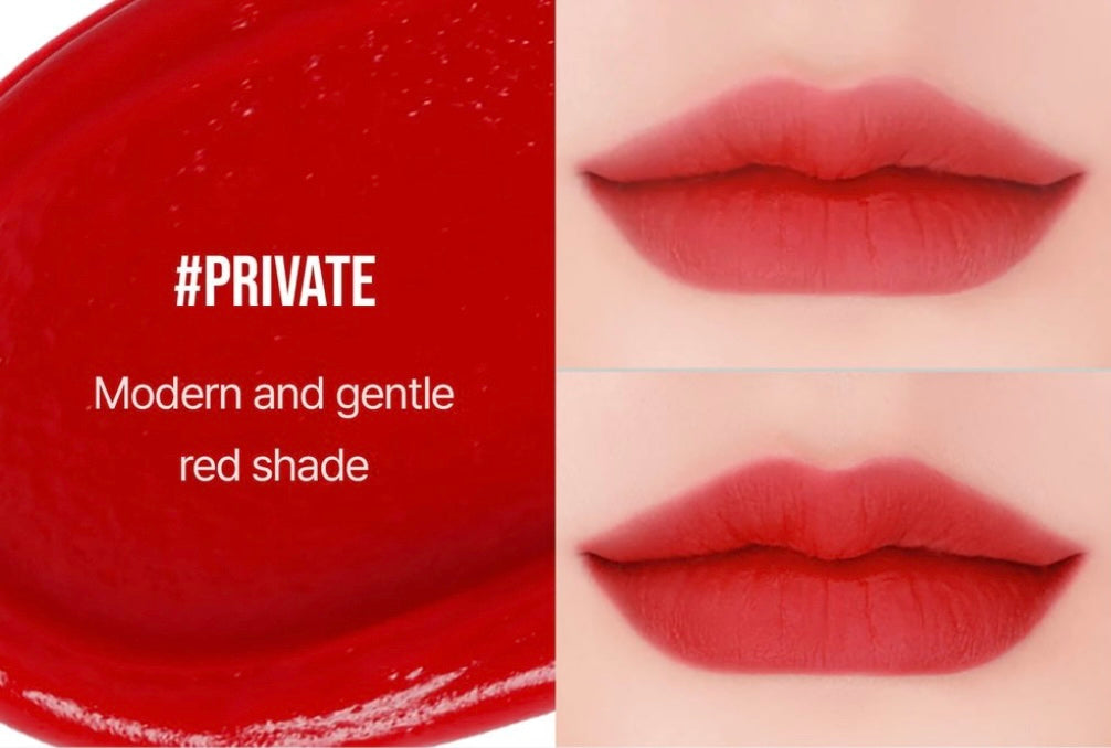 3CE Velvet Lip Tint 絲絨霧面唇釉｜持久不脫色 顯白不顯唇紋