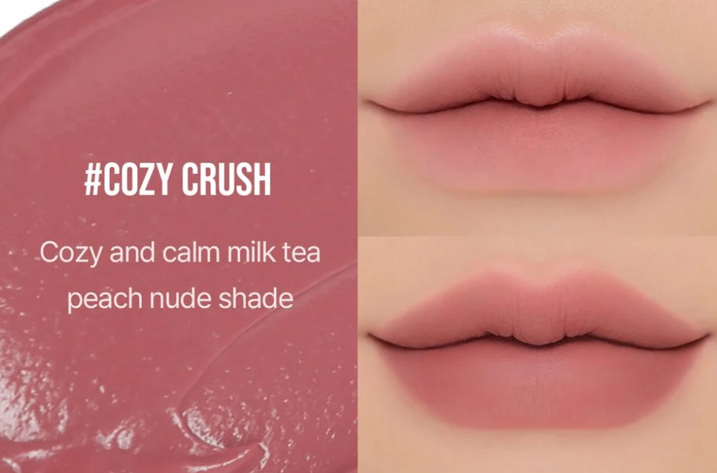 3CE Velvet Lip Tint 絲絨霧面唇釉｜持久不脫色 顯白不顯唇紋