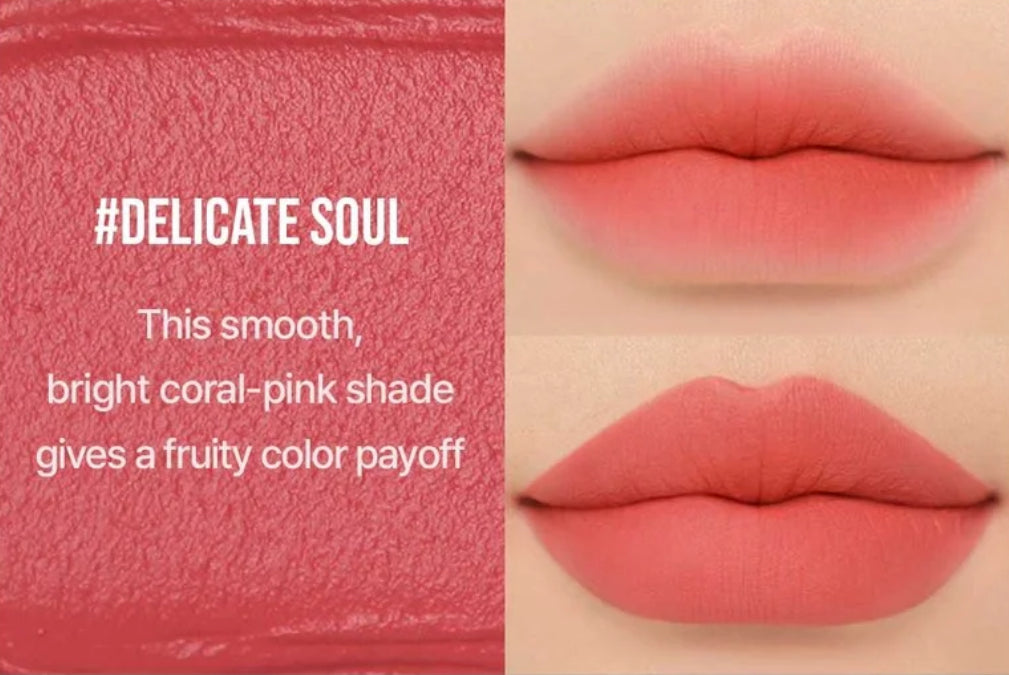 3CE Blurring Liquid Lip 慕斯濾鏡液態唇釉｜輕盈持久·淡化唇紋