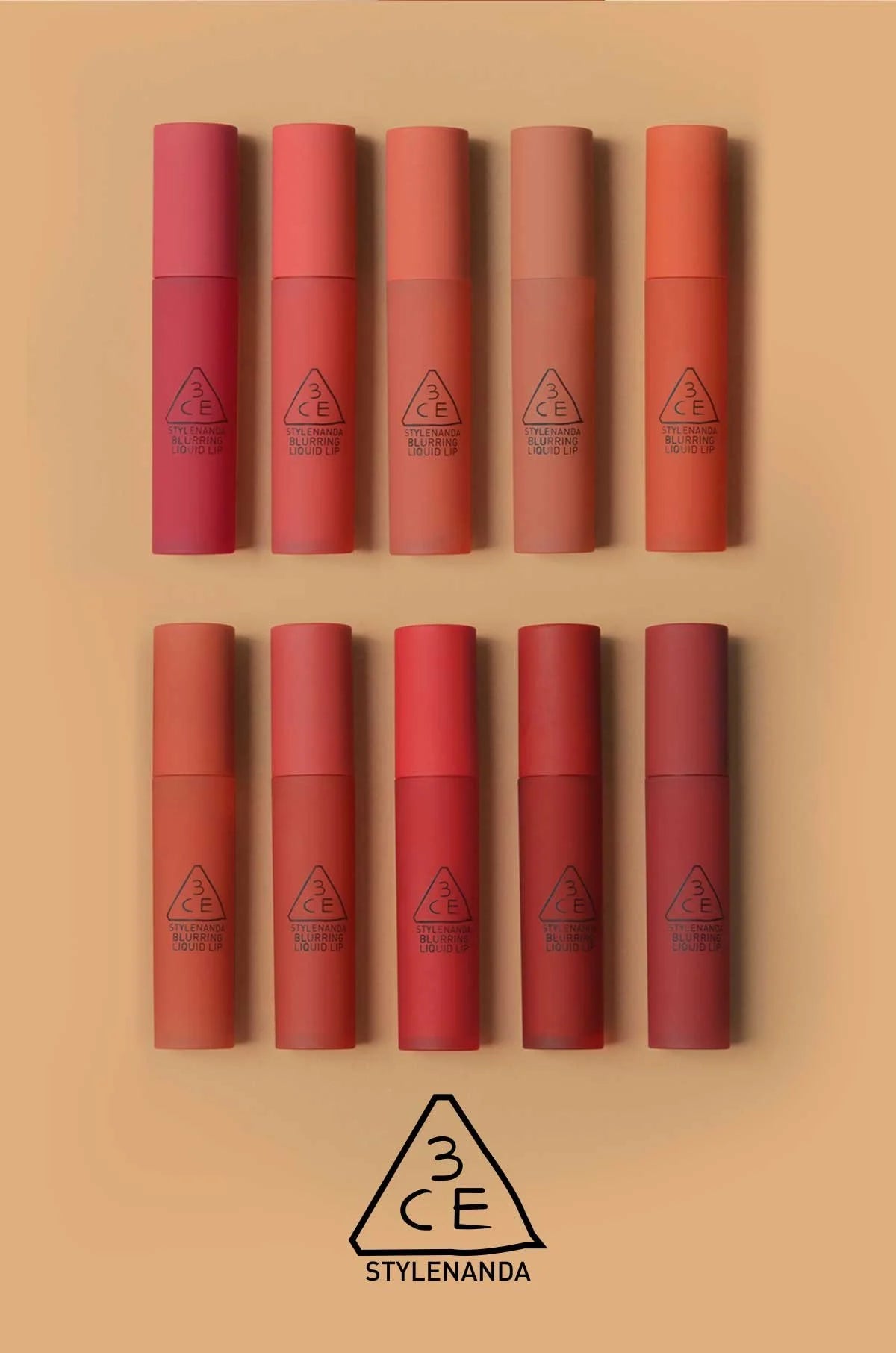 3CE Blurring Liquid Lip 慕斯濾鏡液態唇釉｜輕盈持久·淡化唇紋