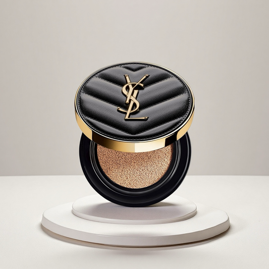 YSL黑氣墊 輕透無重羽毛氣墊粉底 SPF23 PA++｜持久不脫妝 遮瑕自然