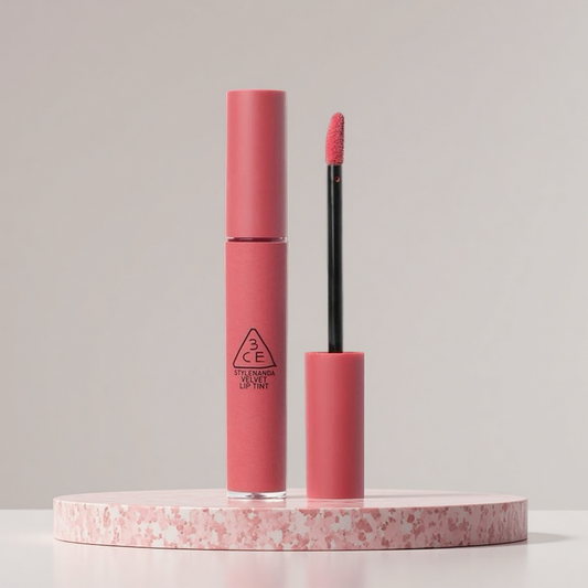 3CE Velvet Lip Tint 絲絨霧面唇釉｜持久不脫色 顯白不顯唇紋
