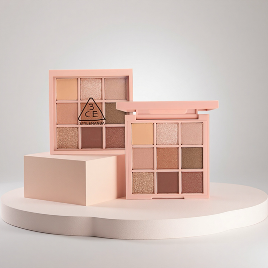 3CE Mood Recipe 柔霧九宮格眼影盤｜韓系人氣款 唔飛粉唔暈染 新手都識畫靚妝💄