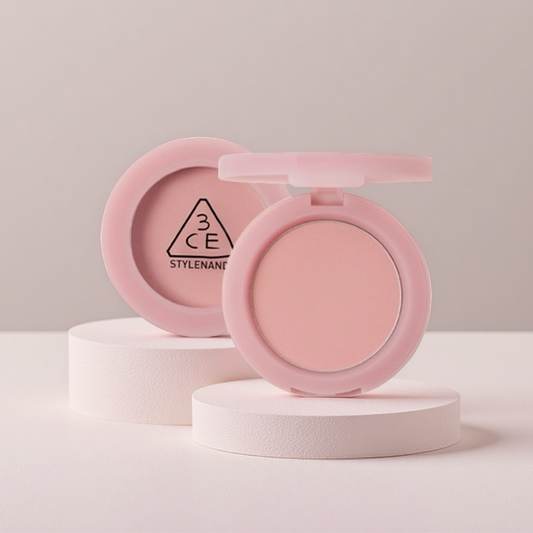 3CE Mood Recipe 柔霧米色調單色胭脂 | 偽素顏必備 持久唔卡粉 💄