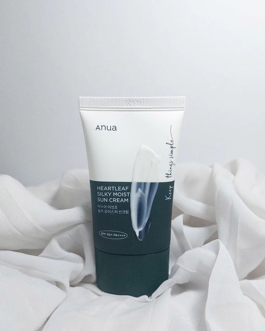 Anua 魚腥草絲滑保濕防曬霜 SPF50+ PA++++｜清爽養膚 一抹告別黏膩悶痘！