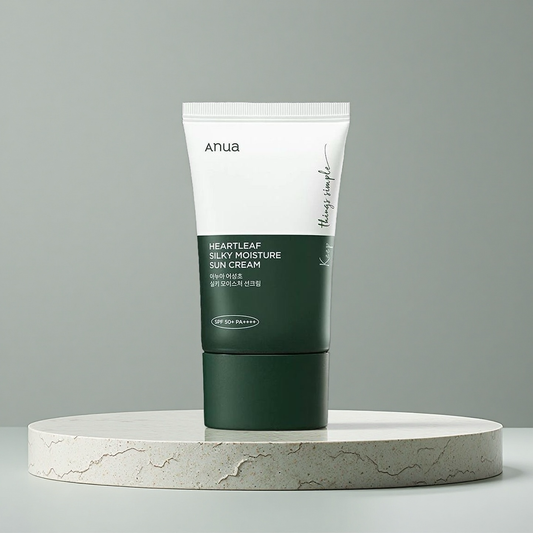 Anua 魚腥草絲滑保濕防曬霜 SPF50+ PA++++｜清爽養膚 一抹告別黏膩悶痘！