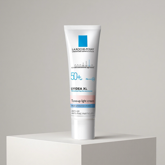 La Roche-Posay UVIDEA XL 提亮防曬隔離乳 SPF50+ PA++++｜一抹提亮不泛白✨ 敏感肌通勤必備！