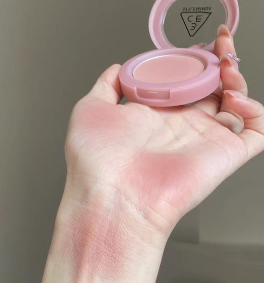 3CE Mood Recipe 柔霧米色調單色胭脂 | 偽素顏必備 持久唔卡粉 💄